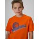 3. T-shirt regular z nadrukiem chłopięcy 4F 4FJRSS26TTSHM4278-70S
