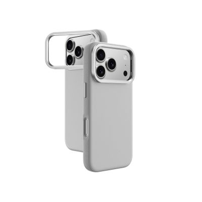 Etui AMAZINGTHING Glamour na iPhone 17 Pro Max z podstawką - szare