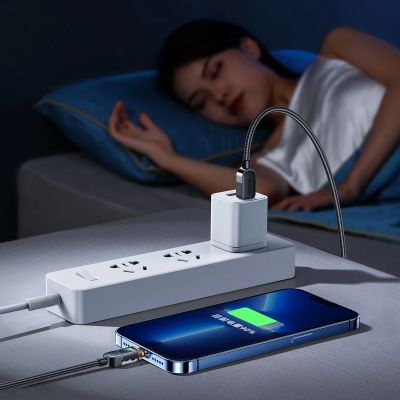 8. Kabel Joyroom A4 USB-C / Lightning 20W 1.2m z wyświetlaczem - czarny