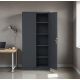 4. Iron Mate Szafa metalowa garażowa MARS 185 x 90 x 45 Antracyt RAL7016