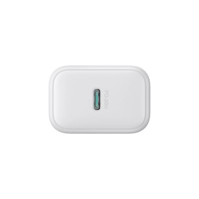 6. Ładowarka Joyroom JR-TCF20 sieciowa USB-C PD 20W - biała + kabel USB-C / USB-C 1m