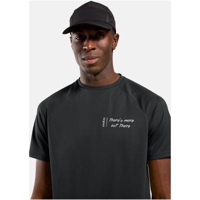 3. Koszulka z krótkim rękawem męska ODLO T-shirt crew neck s/s ESSENTIAL PRINT czarna