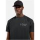 3. Koszulka z krótkim rękawem męska ODLO T-shirt crew neck s/s ESSENTIAL PRINT czarna