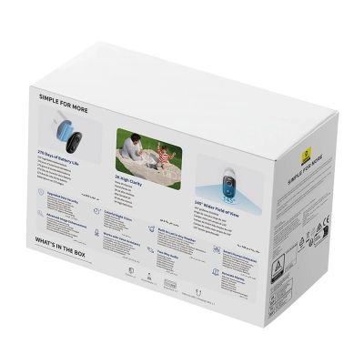 5. Zewnętrzna kamera Baseus Security N1 Plus 2K – biała