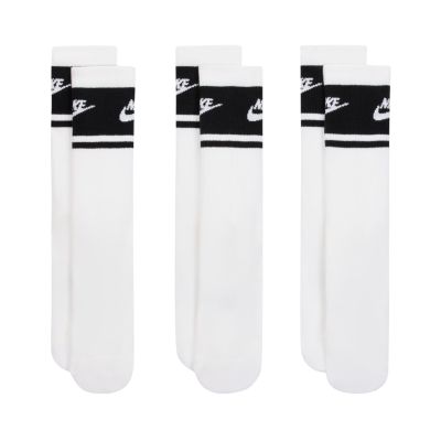 Skarpety Nike Everyday Elevated Crew 3 pary biało-czarne IM7949 901