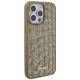 4. Etui Guess Disco Metal Script na iPhone 15 Pro Max - złote