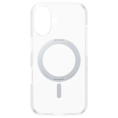 3. Etui CARE by PanzerGlass Feature Kickstand Case z MagSafe na iPhone 16 - srebrne