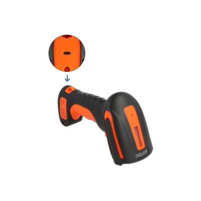 2. DeLOCK Przemysłowcy skaner kodu kreskowego 1D i 2D z 2,4 GHz lub Bluetooth lub USB