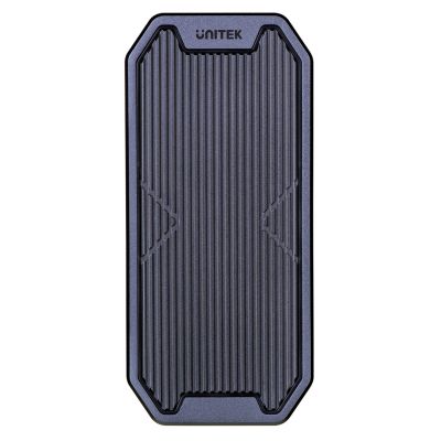 6. UNITEK OBUDOWA DYSKU USB-C M.2 SSD NVME/SATA, 10GBPS, RGB