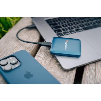 7. Verbatim SnapBack SSD 1 TB USB Type-C USB 3.2 Gen 2x2 Niebieski