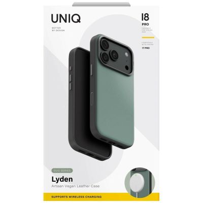 6. Etui UNIQ Lyden DS Magclick Charging na iPhone 18 Pro / 17 Pro - zielone