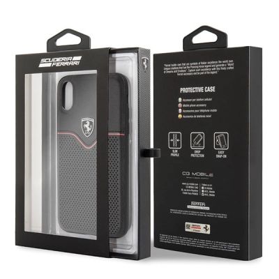 7. Etui Ferrari Off Track Victory na iPhone Xs Max - czarne