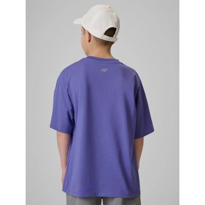 2. T-shirt bawełniany chłopięcy 4F 4FJRSS26TTSHM3903-51S