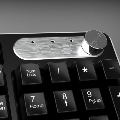 3. Inca IWS-549U klawiatura Dołączona myszka Biuro RF Bezprzewodowy + USB Czarny