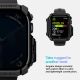 8. Etui Spigen Rugged Armor na Apple Watch 10 46 mm - czarne
