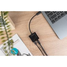 Digitus Adapter USB Type-C™ Gigabit Ethernet z obsługą Power Delivery