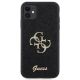 3. Etui Guess Glitter Script Big 4G na iPhone 11 / Xr - czarne