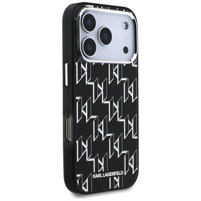 4. Etui Karl Lagerfeld IML KL Monogram MagSafe na iPhone 17 Pro - czarne