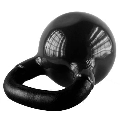 25. Kettlebell żeliwny pokryty winylem HMS black KNV28 