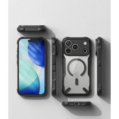 6. Etui Ringke Fusion X Magnetic MagSafe na iPhone 18 Pro Max / 17 Pro Max - czarne