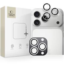 Osłona aparatu Tech-Protect Camring Fit+ na iPhone 14 Pro / Max / 15 Pro / Max / 16 Pro / Max / 17 Pro / Max - srebrna