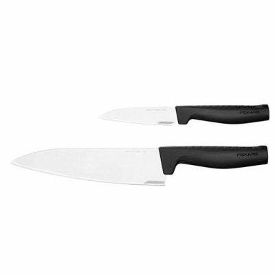 2. FISKARS ZESTAW 2 NOŻY HARD EDGE DO OBIERANIA I SZEFA KUCHNI