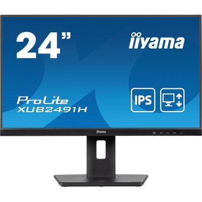 2. Monitor Iiyama ProLite XUB2491H-B1 24'' Protokół IPS - Płaski ekran - 60,5 cm