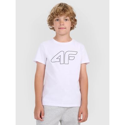 2. T-shirt z nadrukiem chłopięcy 4F Junior 4FJWMM00TTSHM2331-10S
