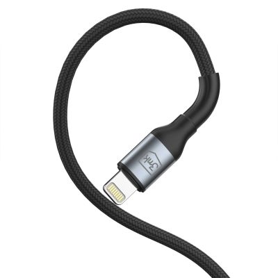10. Kabel 3mk Hyper 3mk Hyper Cable N-SERIES USB-A / Lightning 1m 5V/2.4A 12W / czarny