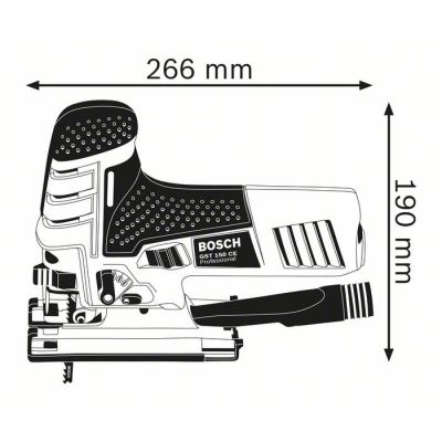 2. Wyrzynarka  BOSCH GST 150 CE 0601512000 780W 2.6kg