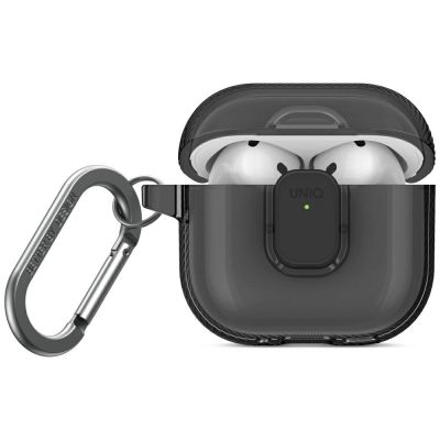 Etui UNIQ Glase Pro do AirPods 4 - czarne
