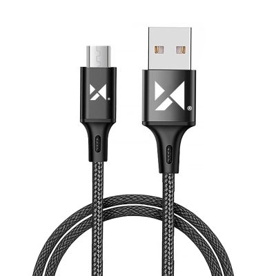 Wozinsky kabel przewód USB - microUSB 2,4A 1m czarny (WUC-M1B)