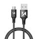 Wozinsky kabel przewód USB - microUSB 2,4A 1m czarny (WUC-M1B)
