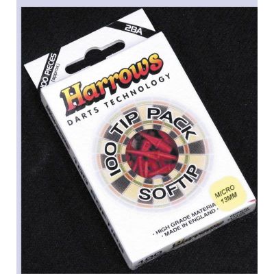 6. Końcówki do rzutek Softip Harrows Spare Micro 100 szt