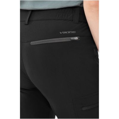 Spodnie damskie VIKING Rocklyn 2 in 1 Lady z odpinanymi nogawkami czarne   XS