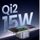 8. Ładowarka Ugreen W702 indukcyjna 3w1 z MagSafe / Qi2 i portem USB-C na telefon / słuchawki - czarna