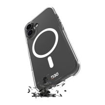 Etui Puro Impact Clear D3O TPU+PC kompatybilne z MagSafe na iPhone 17 - przezroczyste