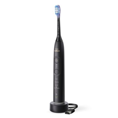 5. Szczoteczka soniczna Philips 7100 HX7429/02 do zębów, dla dorosłych, Sonic toothbrush, Codzienna pielęgnacja, Ochrona dziąseł, Delikatna, Wybielanie, 62000 ruchów na minutę, Czarna, Biała, 2 min, 4 x 30 sec