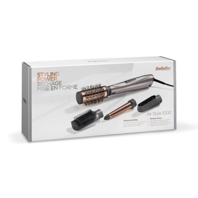 25. Suszarko-lokówka do włosów Babyliss AS136E (1000W; kolor złoty)