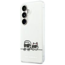 Etui Karl Lagerfeld IML Peekaboo Karl&Choupette MagSafe na Samsung Galaxy S26 Plus - przezroczyste