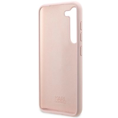 7. Etui Karl Lagerfeld Silicone Choupette na Samsung Galaxy S23+ - różowe
