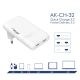 9. AKYGA ŁADOWARKA 2X USB-C AK-CH-32