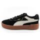 2. Puma buty sportowe damskie trampki Carina 3.0 skórzane czarne modne