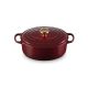 2. Le Creuset 21178299494441 garnek 4,7 l Owalny Czerwony