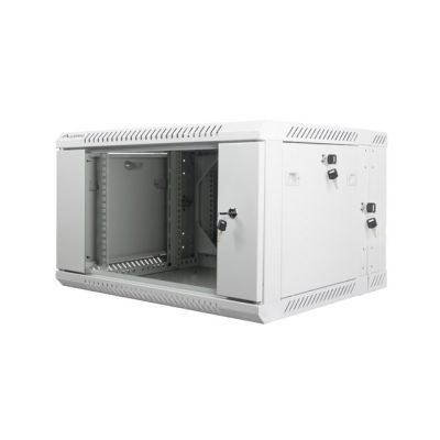 7. Lanberg WF02-6606-10S stojak 6U szafa wisząca szary