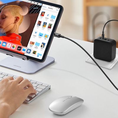 7. Ugreen kabel przewód USB Typ C (męski) na Typ C (męski) 1 m biały (US300)