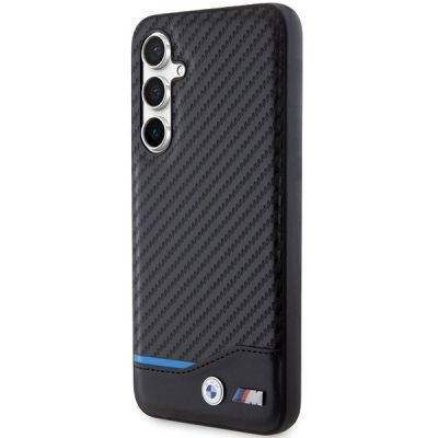2. Etui BMW Leather Carbon na Samsung Galaxy S23 FE - czarne