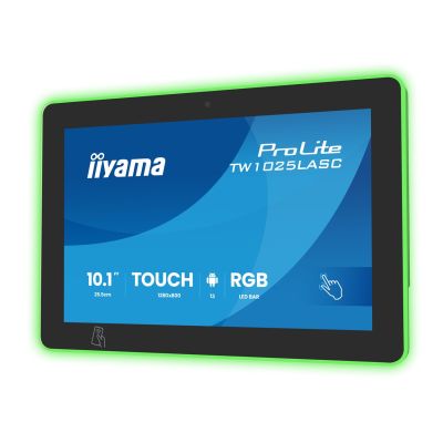3. iiyama ProLite TW1025LASC-B3PNR monitor komputerowy 25,6 cm (10.1") 1280 x 800 px WXGA LED Ekran dotykowy Przeznaczony dla wielu użytkowników Czarny