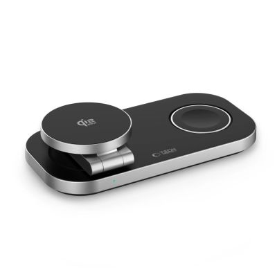 4. Ładowarka indukcyjna Tech-Protect A52 3in1 MagSafe 25W QI2.2 - czarna