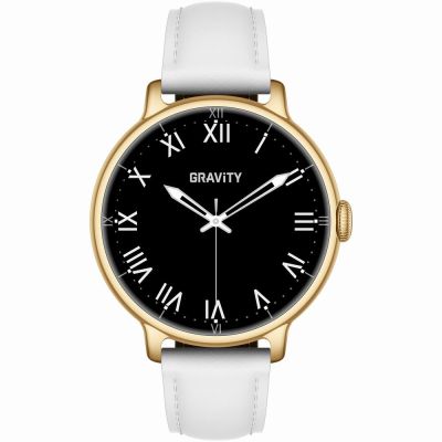 6. Smartwatch Gravity Złoty Bransoleta + Pasek GT33-2
